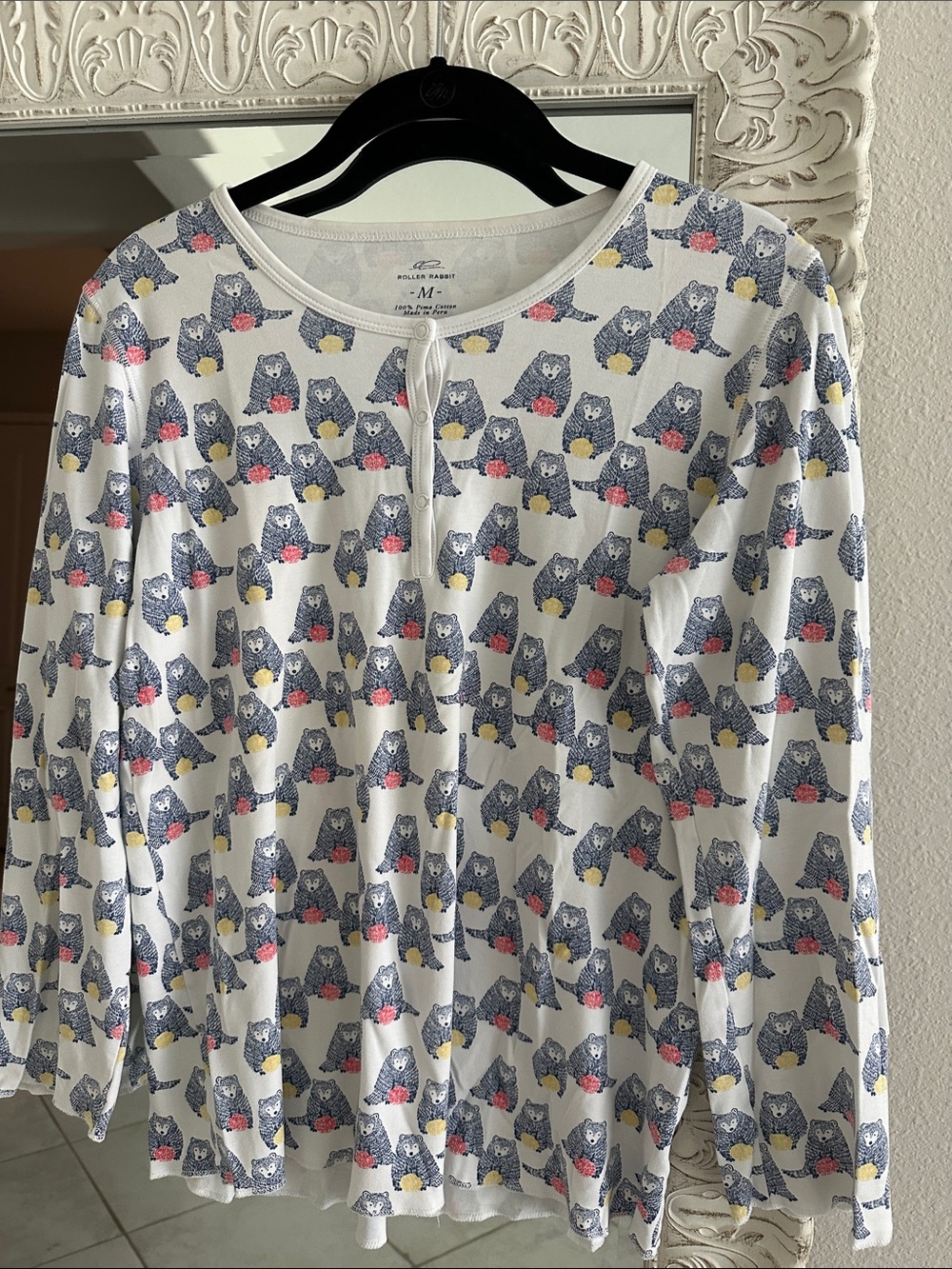 Roller Rabbit Printed PJ Top